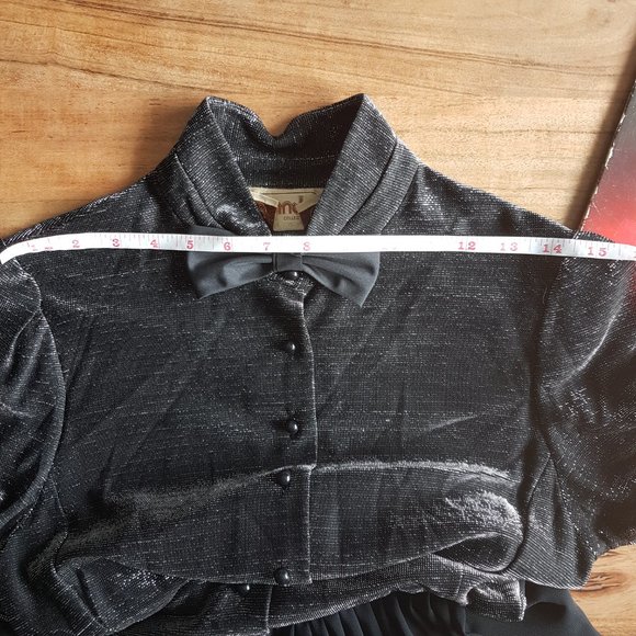 70s / 80s Vintage Randy Collection Chiffon Dress - Picture 10 of 16